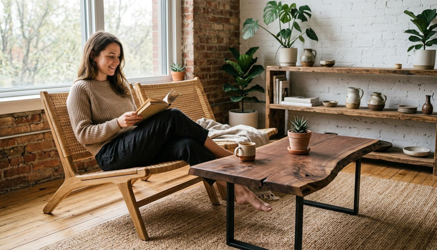 Le retour discret des matériaux bruts : une révolution dans le mobilier en ligne